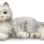 Joy for All Silver/White Companion Cat