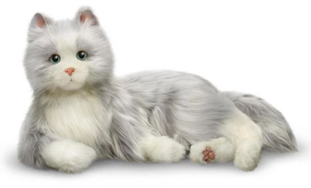 Joy for All Silver/White Companion Cat
