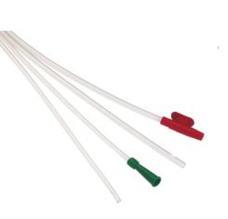 Suction Catheter - CH12 - 60cm White with Vacuum Control