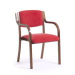 Linton Stacking Dining Chair With Arms