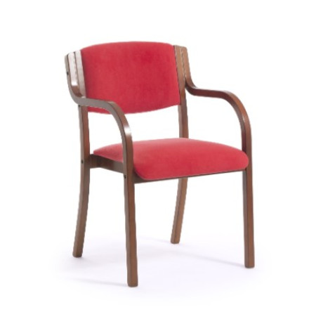 Linton Stacking Dining Chair With Arms