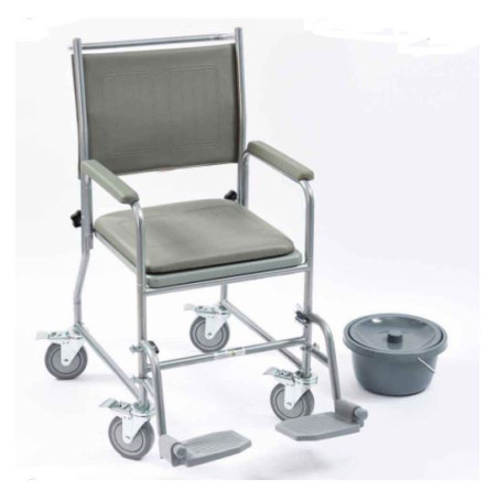 Commode Wheeled - H/D - W 20"