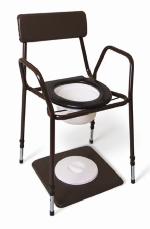 Economy Adjustable Tubular Steel Commode