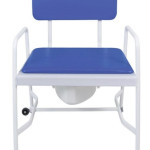 Ex-Wide Fixed Height Commode with Arms