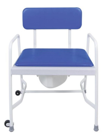 Ex-Wide Fixed Height Commode with Arms