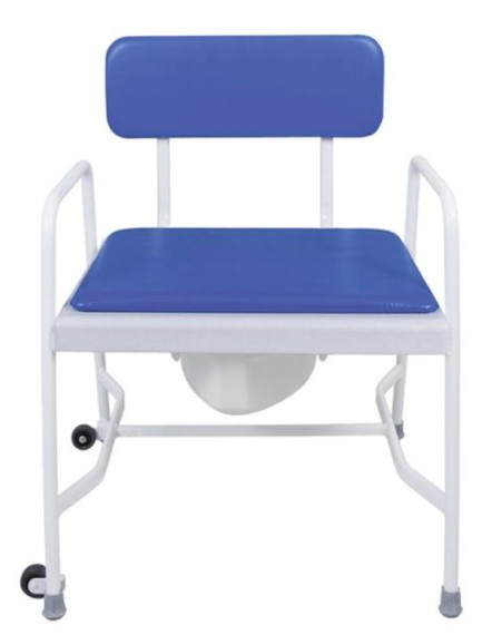 Ex-Wide Fixed Height Commode with Arms