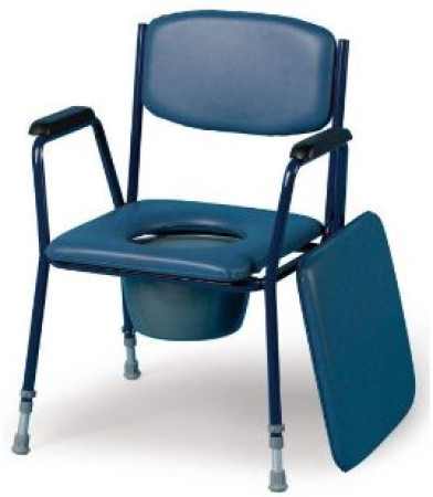Commode Height Adjustable Soft Padded Seat