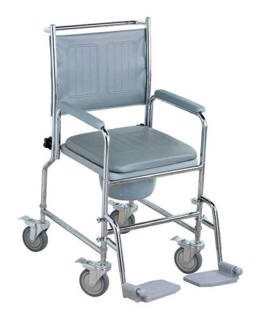 Standard Wheeled Commode Height Adjustable
