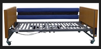 NAVY 2 Bar Cotside Bumpers Full Length Mesh with Zip