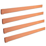 Extended Bed Side Rail -Lomond Set 4 - Beech