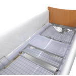 MRSA Resistant Connected Bed Rail Protectors - 2 Bar