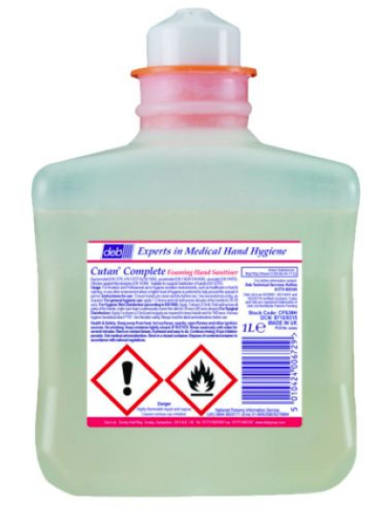 Deb Cutan Gel Hand Sanitiser Pouch - 1Ltr