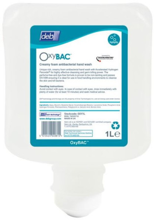 Deb OxyBac 1 Ltr Foaming Handwash