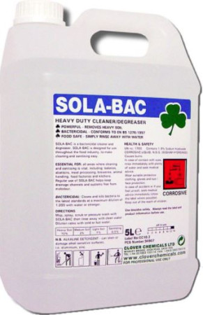 Sola-Bac Degreaser/Bactercidal Cleaner 5ltr