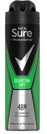 Sure Quantum Dry Mens Anti-Perspirant Deodorant150ml
