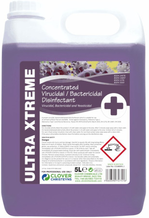Ultra Xtreme Disinfectant Concentrate - 5Ltr