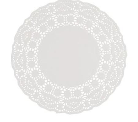Doyley Round 21.5cm (8.5") White - 8x250