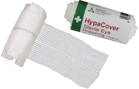 Sterile Eye Pad Dressings With Bandage - Pack of 6