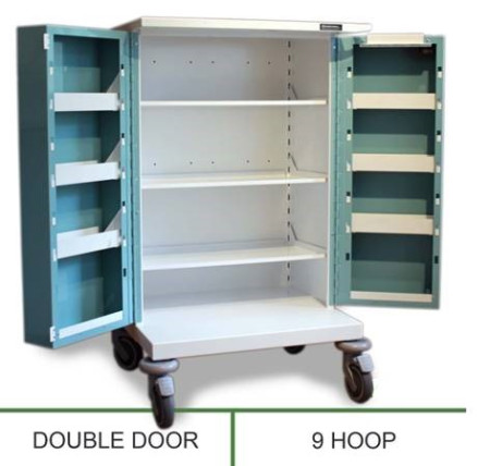 MDS 9 Hoop Drugs Trolley Key Button Lock