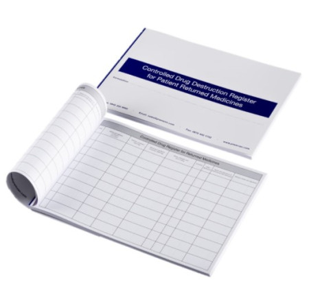 Controlled Drugs Destruction Book