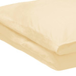 Single Duvet Cover - Cream Polycotton