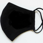 Black Cotton Re-usable Face Masks