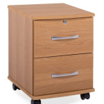 Taunton 2 Drawer Bedside in Lissa Oak