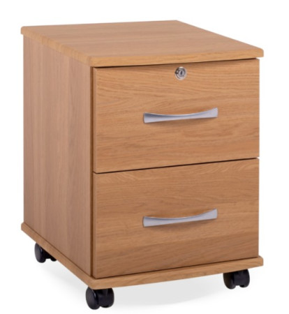 Taunton 2 Drawer Bedside in Lissa Oak