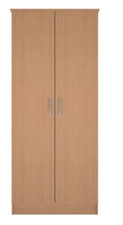 Wardrobe - Double Door - 30" - Maple