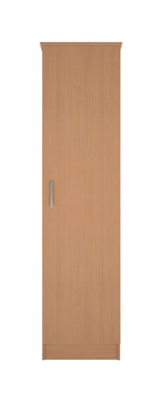 Wardrobe - Single Door - Beech