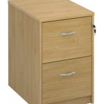 Oak 2 Draw Storage Unit 690X560X460MM