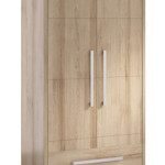 Linea 30" Gents Wardrobe Oak