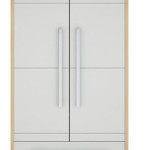 Linea 30" Gents Wardrobe Oak Cream Fronts