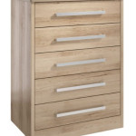 Linea 5 Drawer Wide Chest Beech