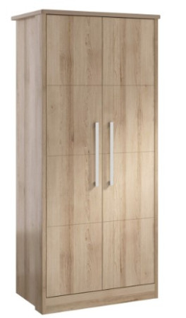 Linea Double Wardrobe Lissa Oak
