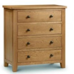 Marlborough 4 Drawer Chest in Antique Finish