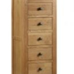 Marlborough Oak 7 Drawer Narrow Chest
