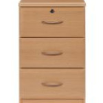 Grasmere 3 Drawer Bedside Cabinet - Light Oak