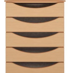 Dementia 5 Drawer Wide Chest In Beech