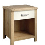 Stratford Bedside Cabinet 1 Drawer with Lock
