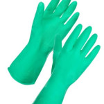 Medium GREEN Marigold Gloves