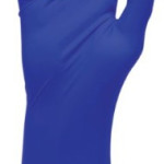 Long Cuff Blue Nitril Gloves XL