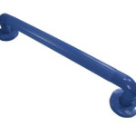Blue Fluted Grab Rail - UPVC 24" (600mm)