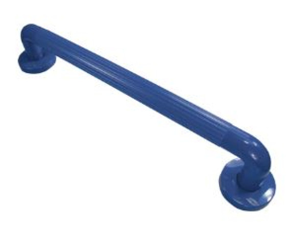 Blue Fluted Grab Rail - UPVC 24" (600mm)
