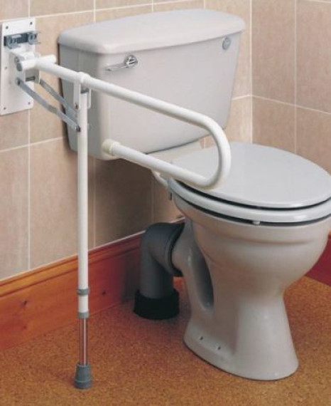 Fold Away Grab Rail with Leg Support