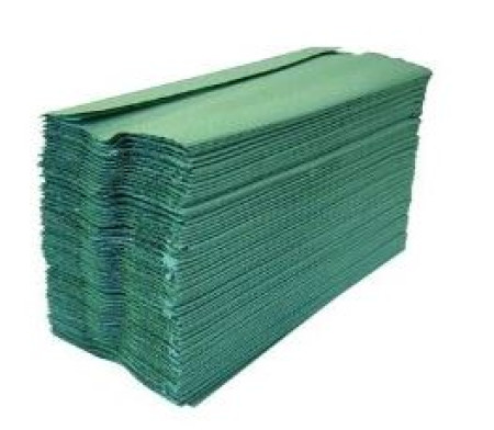 Green C-Fold Paper Hand Towels