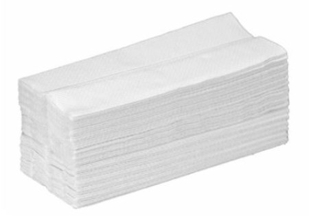 White C-Fold 2 Ply Paper Hand Towels