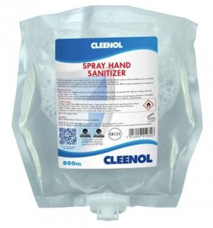 Hand Sanitizer Pouch 3 x 800ml Per Case (Spray Dispensed)