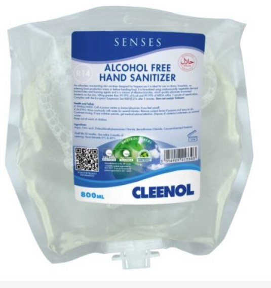 Senses Foaming Hand Sanitizer Alcohol Free - 3x800ml