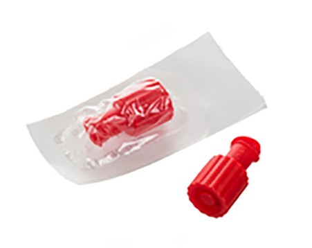 Obturator Luer Lock Caps - Red Male/Female - Pack 100